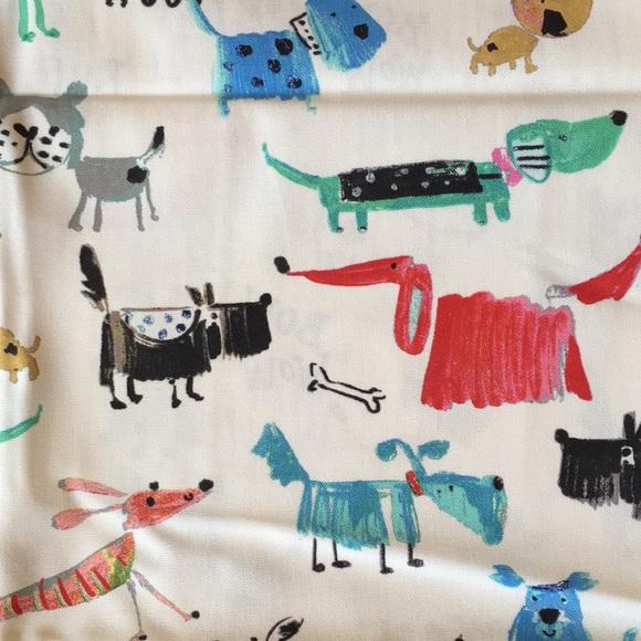 Painted Dog Print Duck Cloth Fabric - Picture 10 of 13